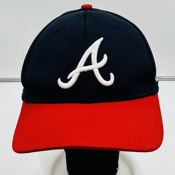 Atlanta Braves OC Sports Team MLB Adjustable Hat Cap Adult One-Size Navy - Picture 1 of 9